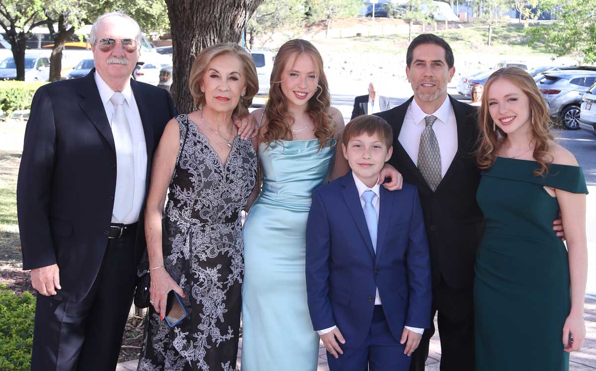 Humberto Flilzola, Rosalva de Filizola, Eugenia Zertuche, Humberto Filizola, Rosalva Zertuche y Sergio Zertuche