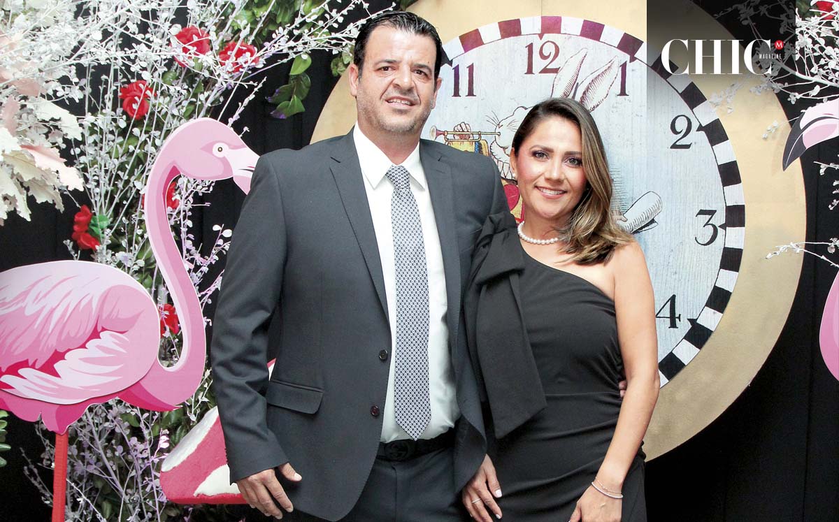 JORGE ARTURO ELIZONDO Y KARINA DE ELIZONDO llegaron puntuales al Casino Tampiqueño