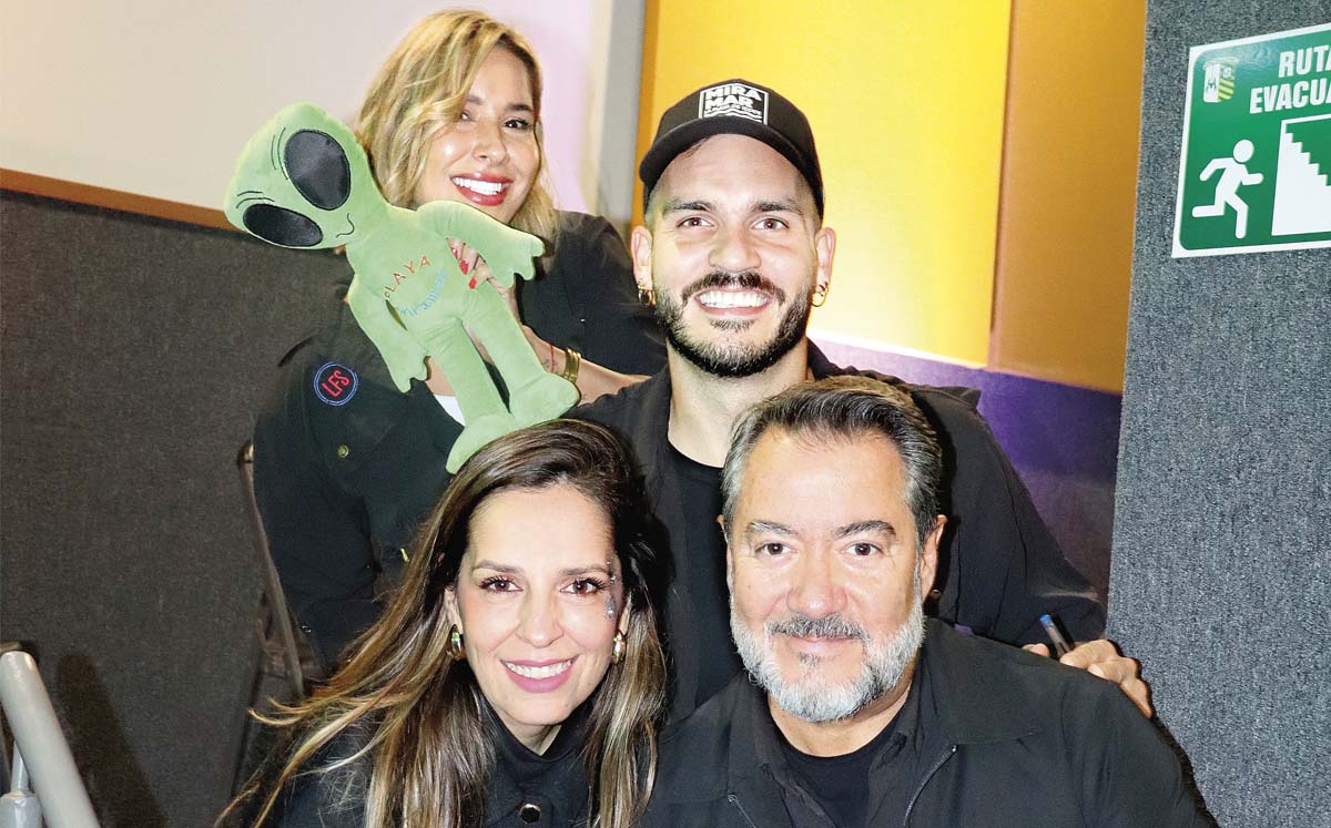 MARITZA JABALERA, RAFA GABEIRAS, DUNIA MARON Y RUDY TERCERO