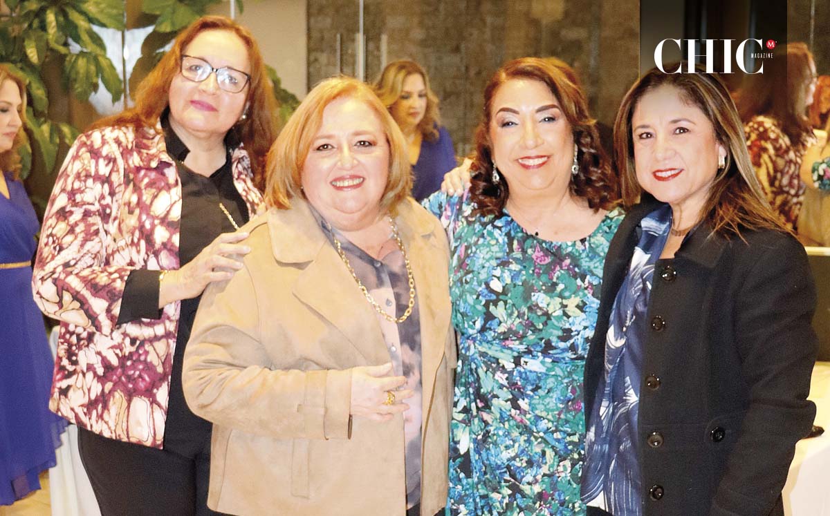 PATRICIA ESPINOSA, IRMA GOVELA, MARÍA ELENA AGUIRRE Y MARÍA EUGENIA PÉREZ