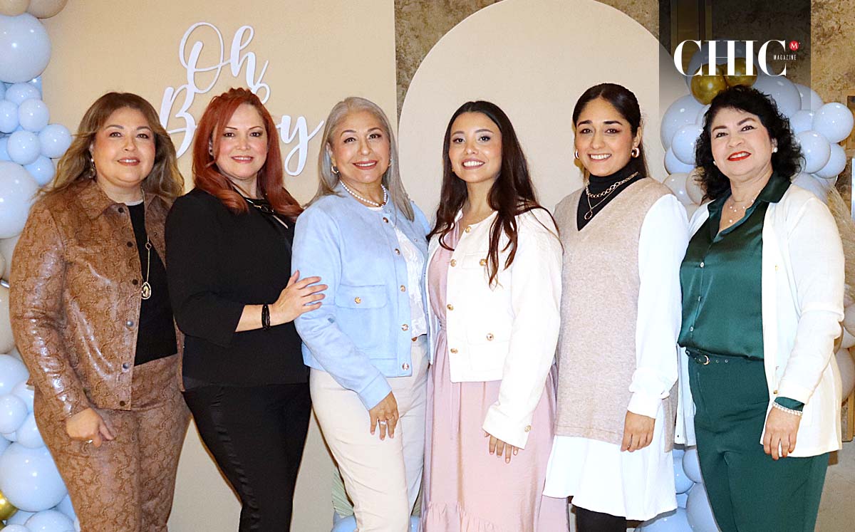 MARÍA ELENA AGUILAR, YADIRA VILLARREAL, ALMA DELIA AGUILAR, LUISA GÓMEZ, ALMA ZAMORA Y JUANITA PÉREZ DE AGUILAR