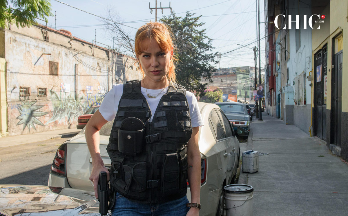 La actriz regia se preparó como toda una investigadora policiaca / Foto: Germán Hernández