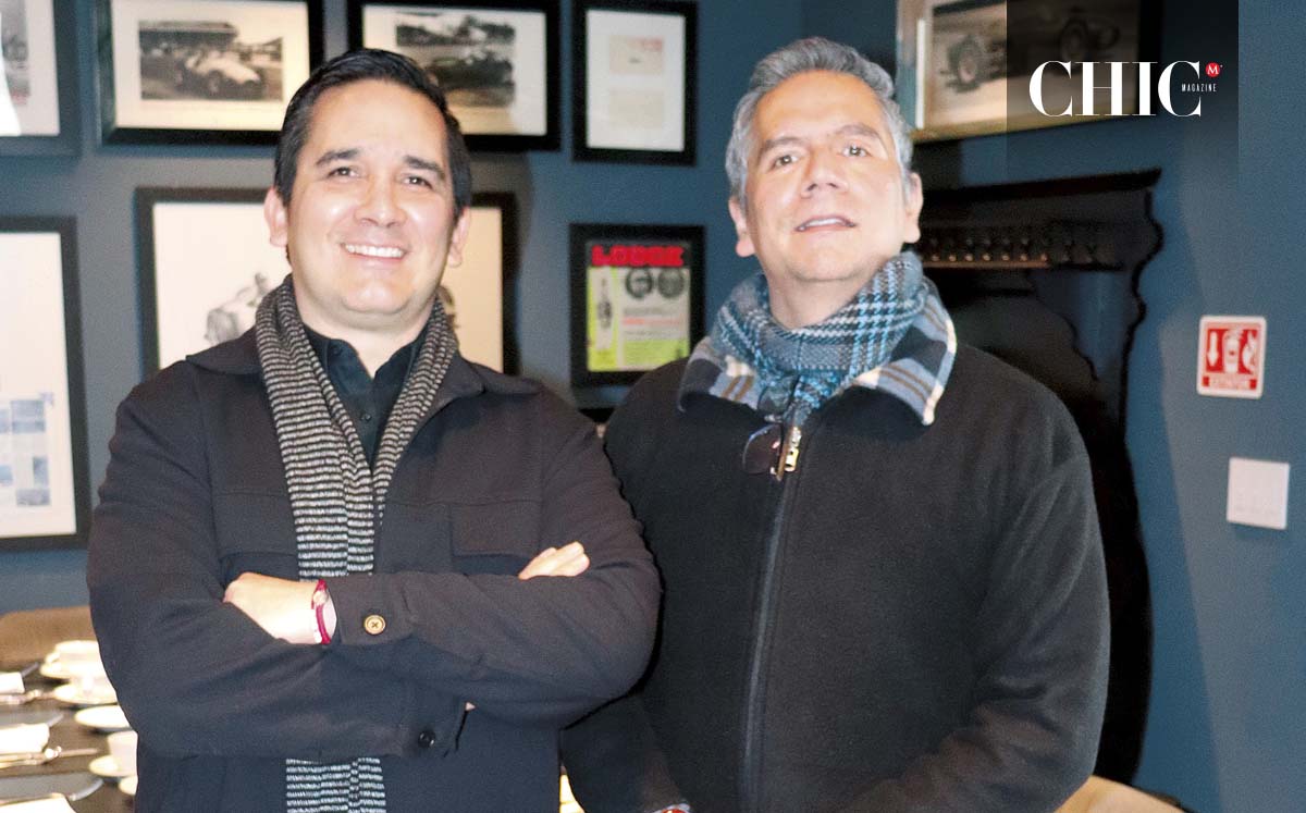 CARLOS BENÍTEZ Y MANUEL PADILLA presentes en el restaurante La Meta