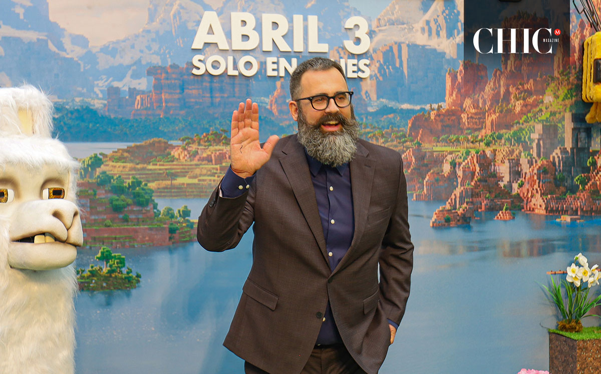 Alfombra verde 'Una película de Minecraft'  (Edgar Segura)