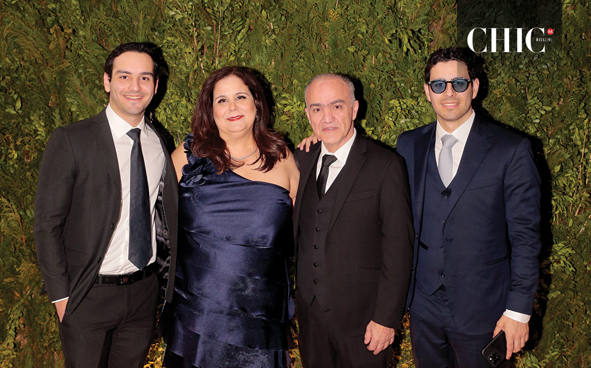 David Bardawil, Ana Lucía Rodríguez, Enrique Bardawil y Juan Pablo Bardawil