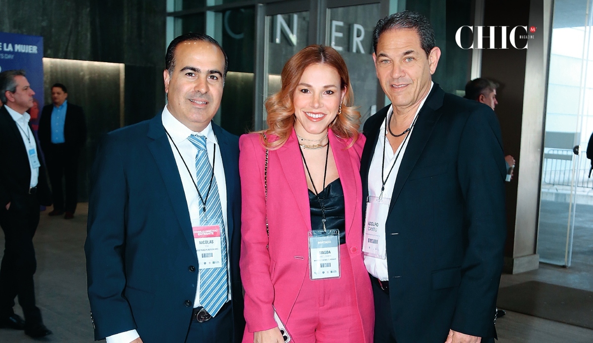 Nicolas Iga, Magda Cantú de Iga y Adolfo Cantú