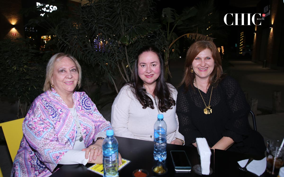 Rita, Cristina y Maribel