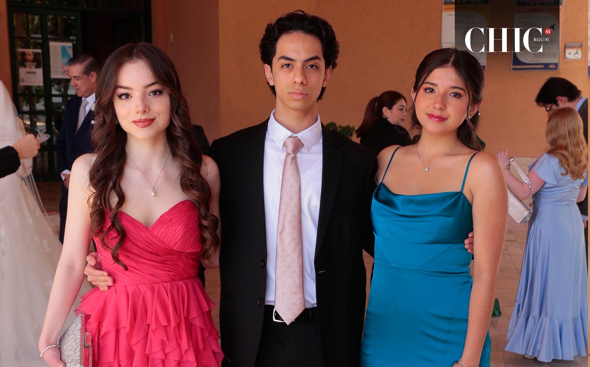 Sara Vázquez, Tadeo Garza y Paola Maya