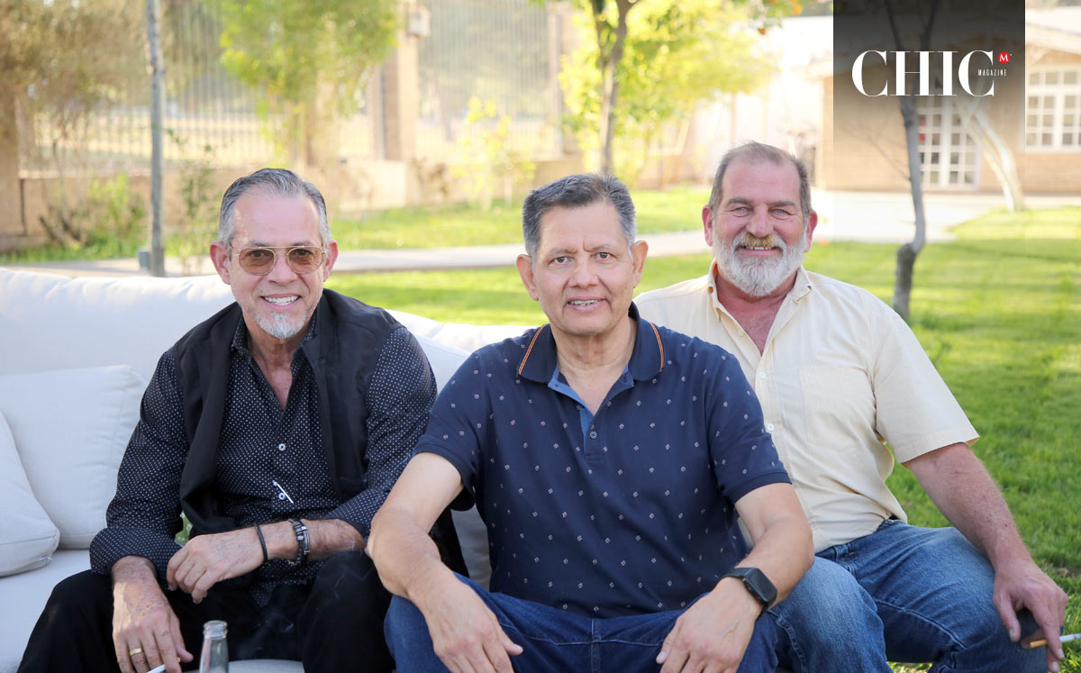 Vicente, Eduardo y Antonio