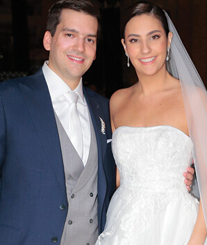 Francisco González Ballesteros e Isabella Bardawil. Fotos: Daniel Saldívar