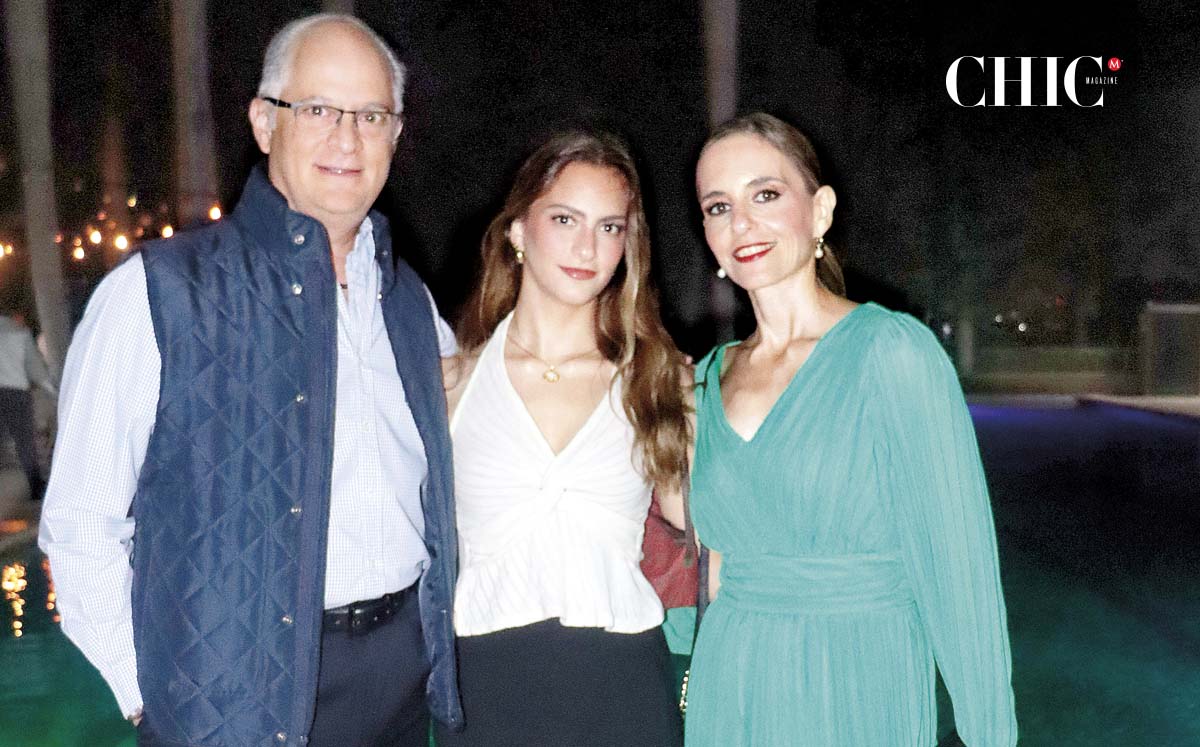 ALEJANDRO HAGE, VERO HAGE y VERO FERES felices en la boda de  Gabriela Kauachi y José Alberto Manzur