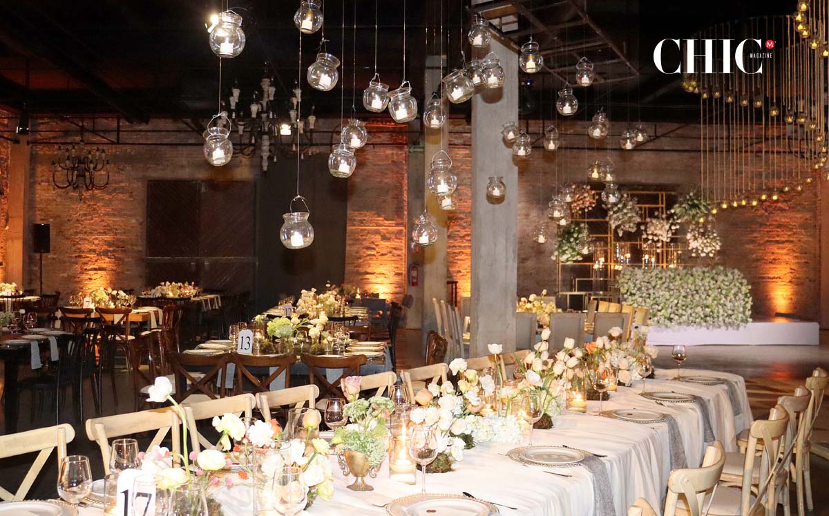 La celebración continuó en Central Andalina donde Opciones para Eventos transformó el salón en un verdadero cuento de hadas