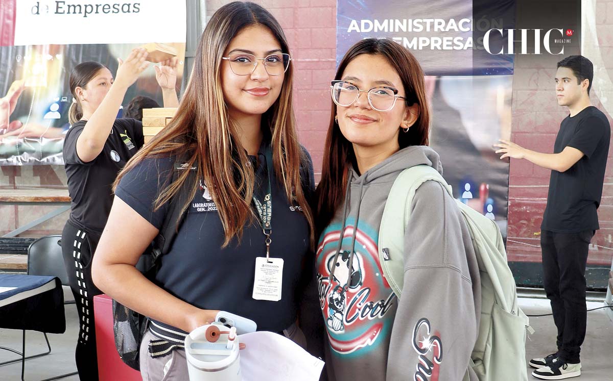 MARIAN SALDIERNA Y DANIELA RODRÍGUEZ conocieron más de las carreras de la Universidad del Noreste