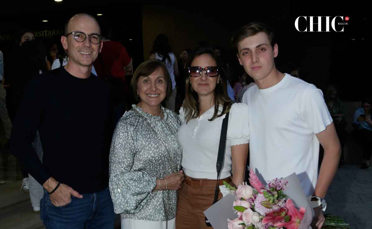Andrés Cueva, Martha Eugenia De la Garza, Martha García de Cueva y Federico Cueva / Fotos: Omar Valdez