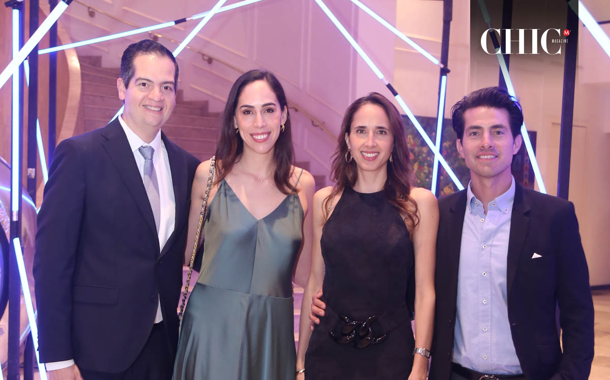 Fernando Villarreal, Paulina Villarreal, Mariana Rodríguez y Ricardo Treviño