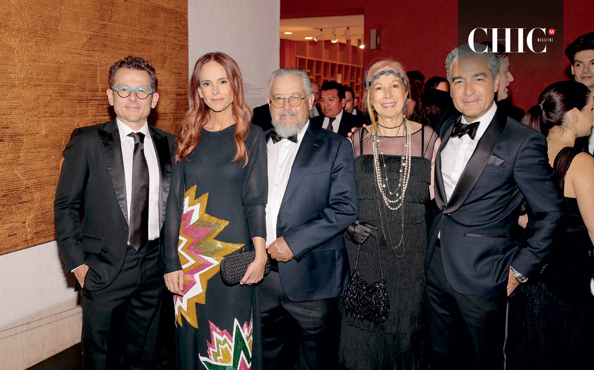 Francisco González, Paulina Cueva, Alfonso Barragán, Concepción Rodríguez de barragán y Gabo Elizondo