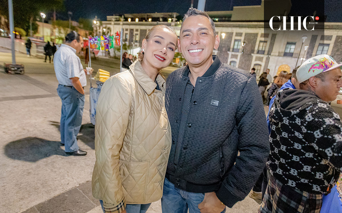 Lili Martínez y Erik Santizo