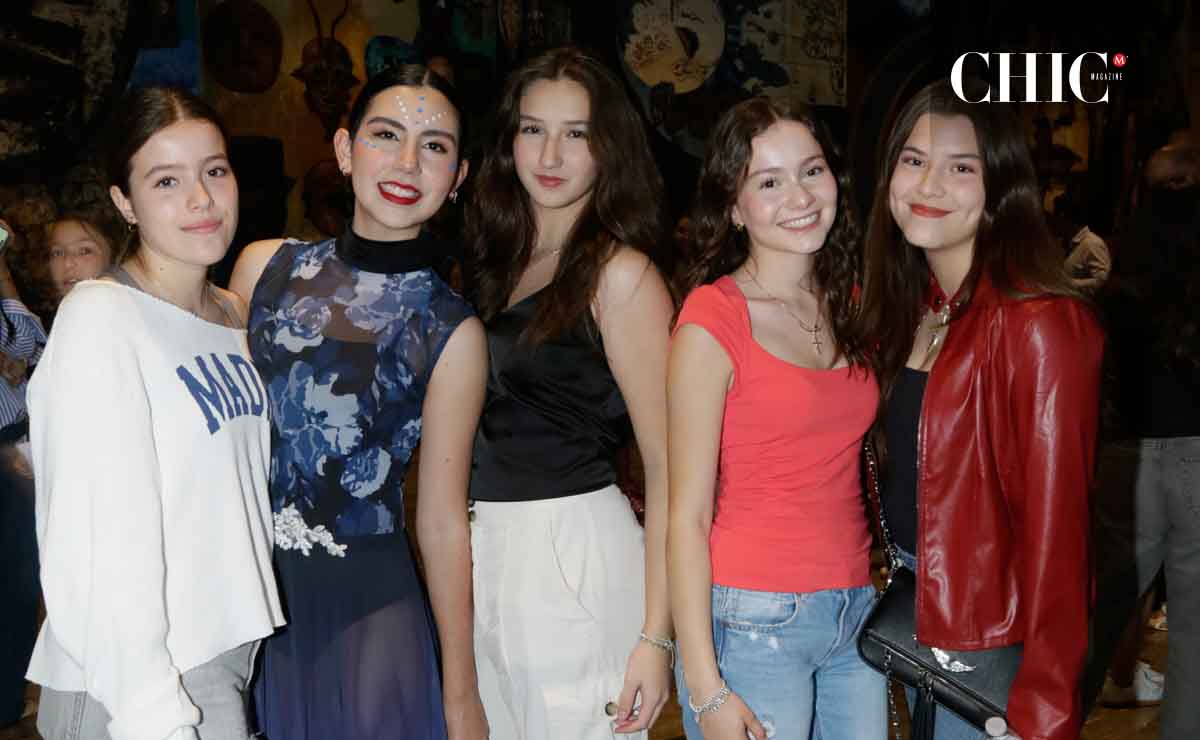 María Sofía Ramos, Ximena Fonseca, Emilia Garza, Lorenza Martínez y América Salinas / Fotos: Omar Valdez