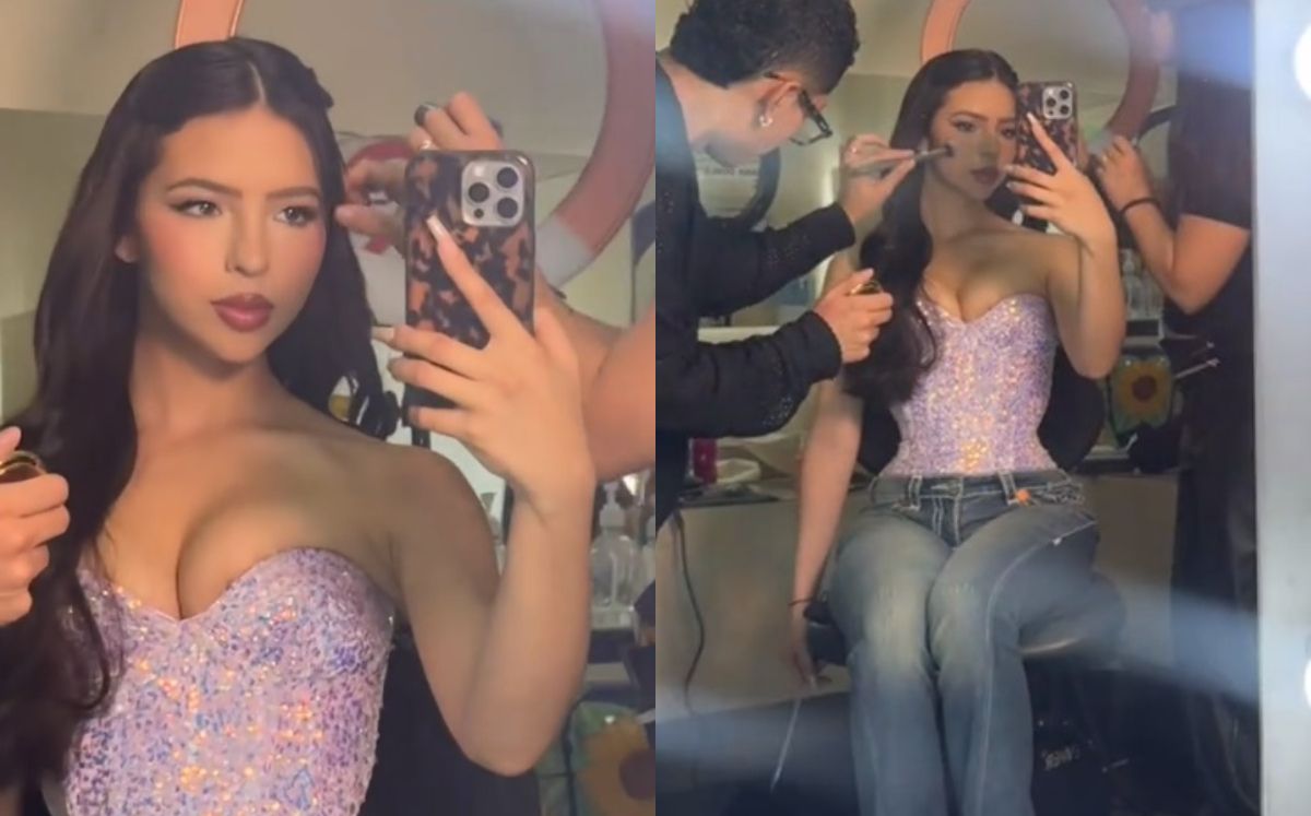 El nuevo look de Ángela Aguilar (Foto: TikTok)