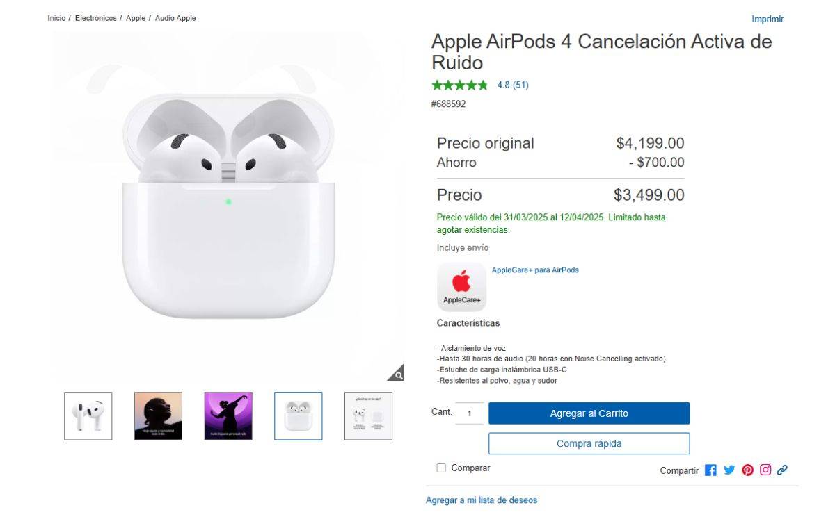 Esta es la oferta en Costco por tiempo limitado (Foto: Costco)