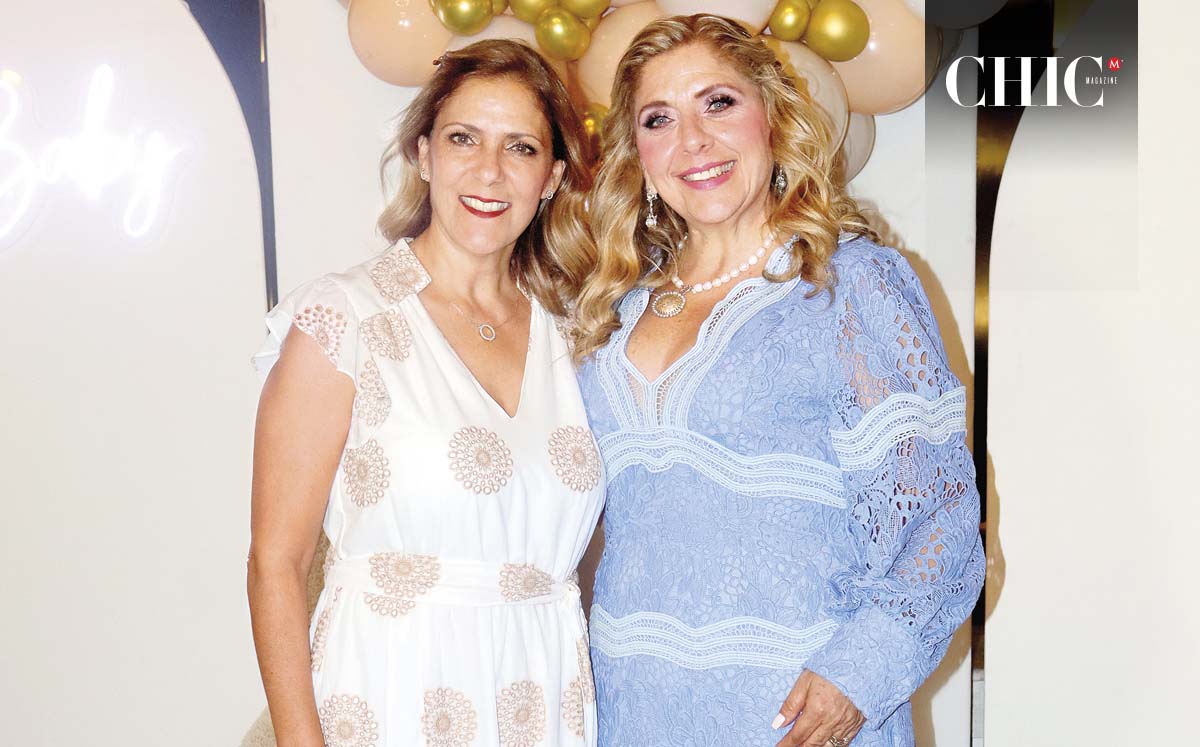 NORMA DE CEJA Y CLAUDIA DE ATIYE degustaron de fruta picada al centro de la mesa