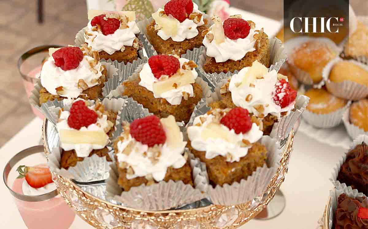 Los asistentes disfrutaron de una gran mesa de postres con tartaletas, cupcakes y brownies a cargo del club