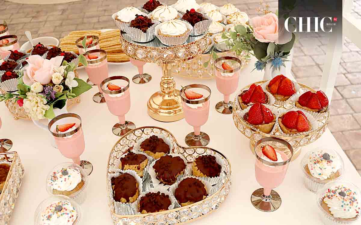 Los asistentes disfrutaron de una gran mesa de postres con tartaletas, cupcakes y brownies a cargo del club