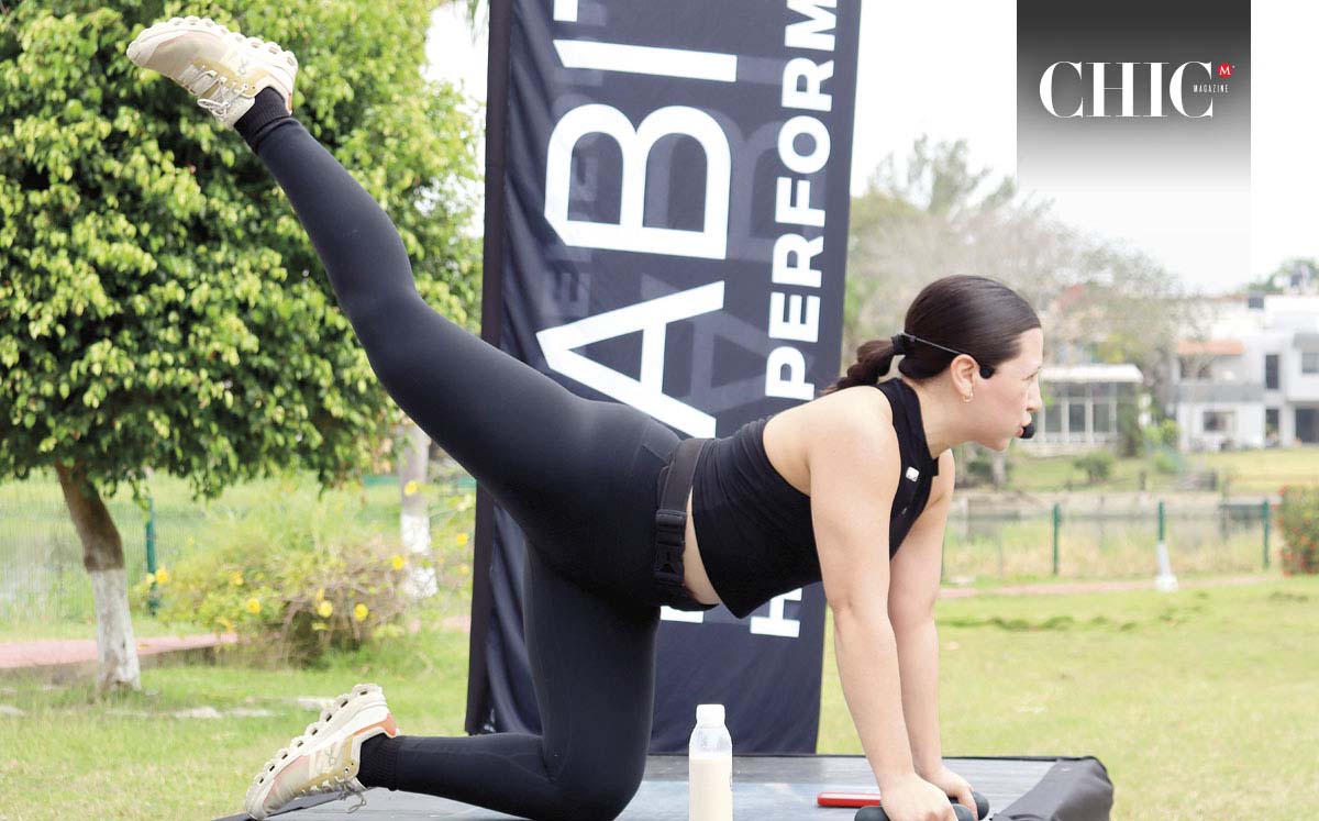 MARIFER DELOI realizó una energizante master class de pilates al aire libre