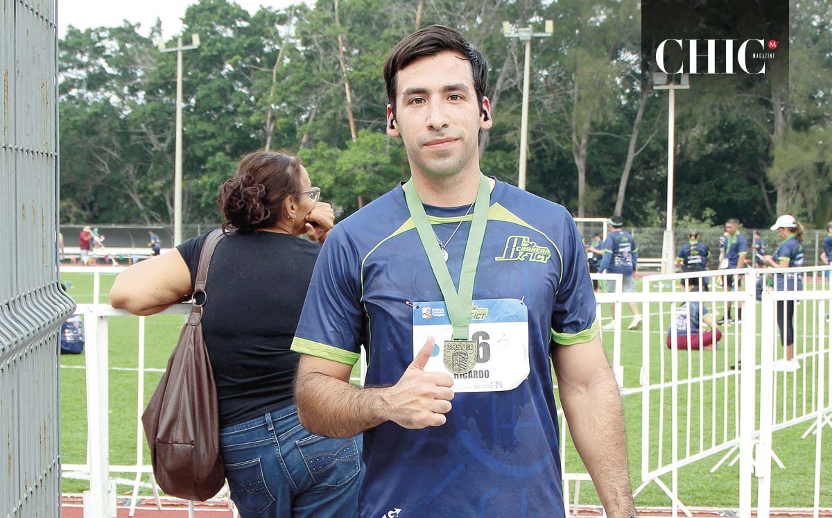 RICARDO MARTÍN DEL CAMPO dio lo mejor de sí durante la carrera