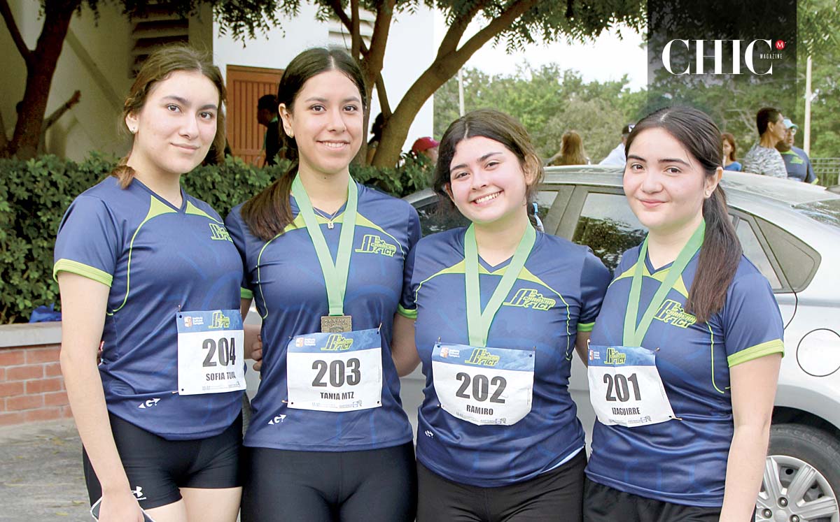 SOFÍA TOVAR, TANIA MARTÍNEZ, ANDREA RAMIRO Y MARIANA IZAGUIRRE disfrutaron de una mañana de deporte y convivencia