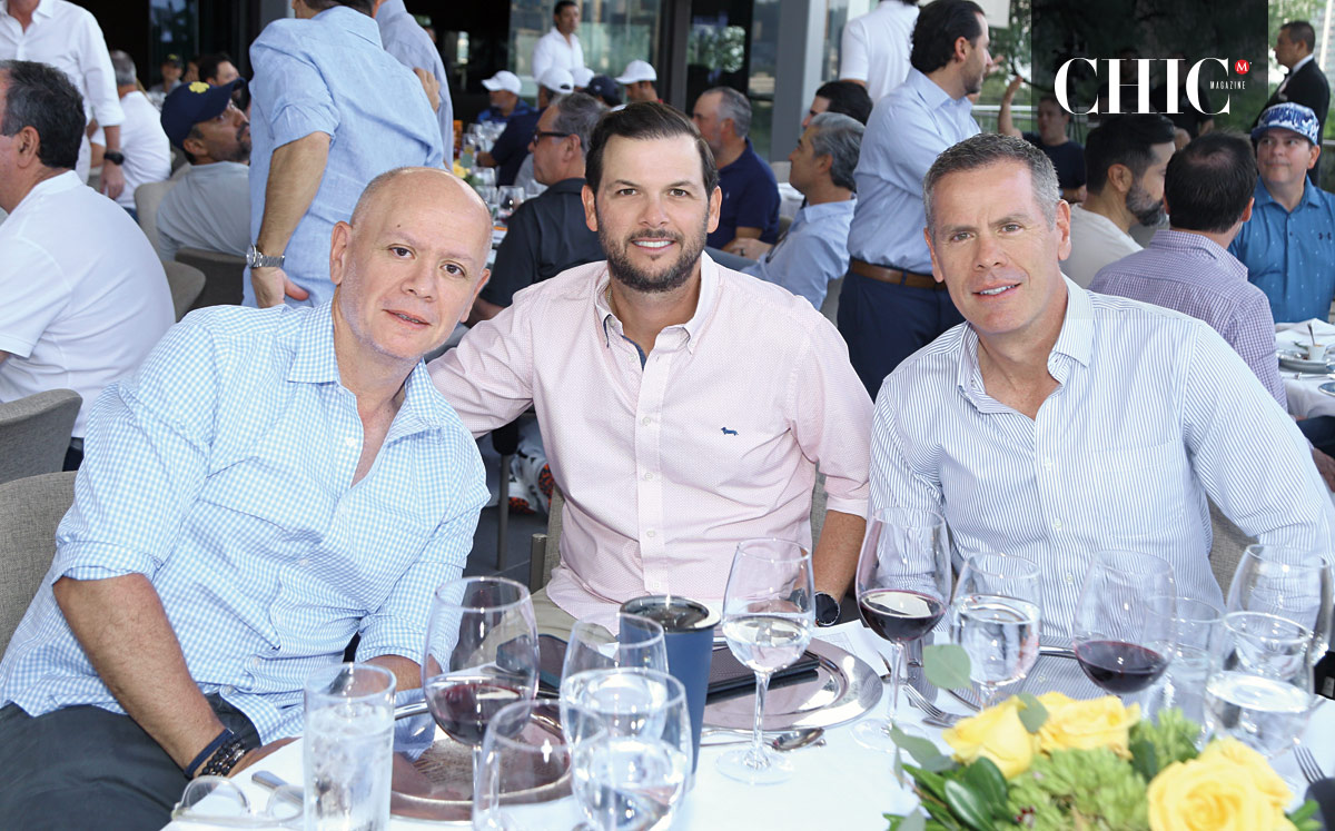 Alejandro Lasheras, Rogelio Fernández y Luis Lasheras