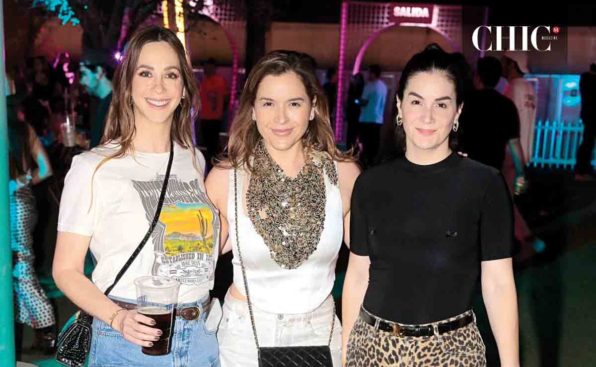 Bárbara Laborín, Ana González y Rocío Farrera
