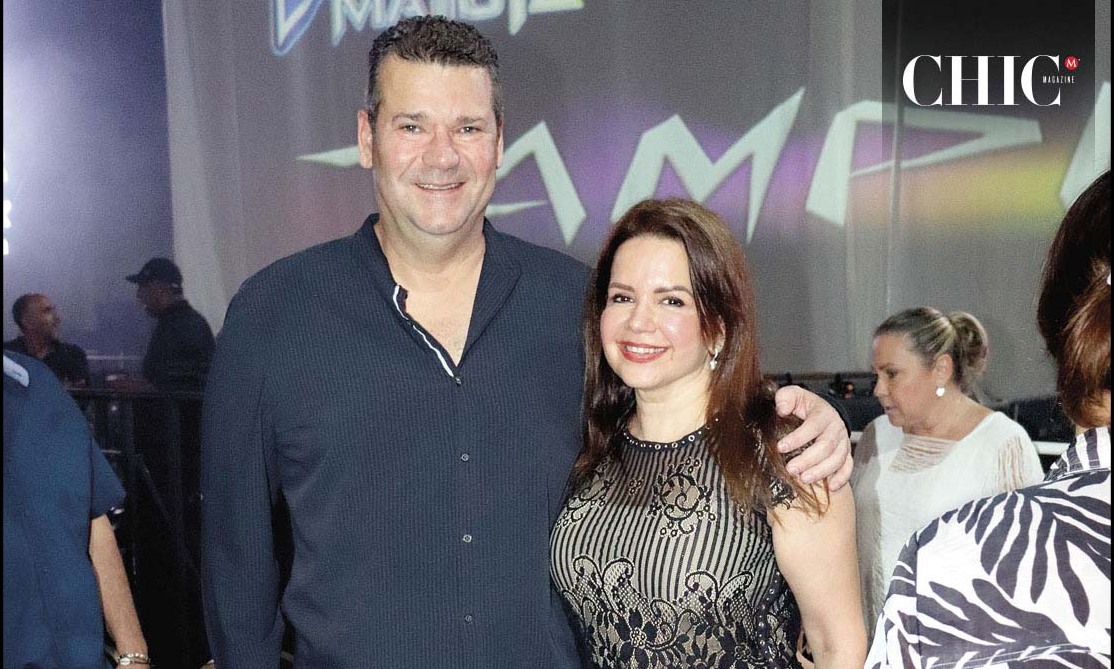 EDUARDO INGUANZO Y VERÓNICA INGUANZO estuvieron muy felices durante el concierto