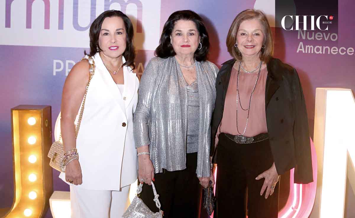 Maye Garza, Alicia Boesh de Santos y Alicia Navarro