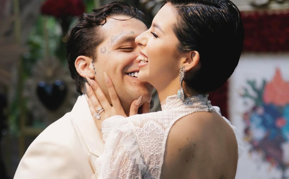 Ángela Aguilar comparte romántica foto con Christian Nodal  (Instagram)