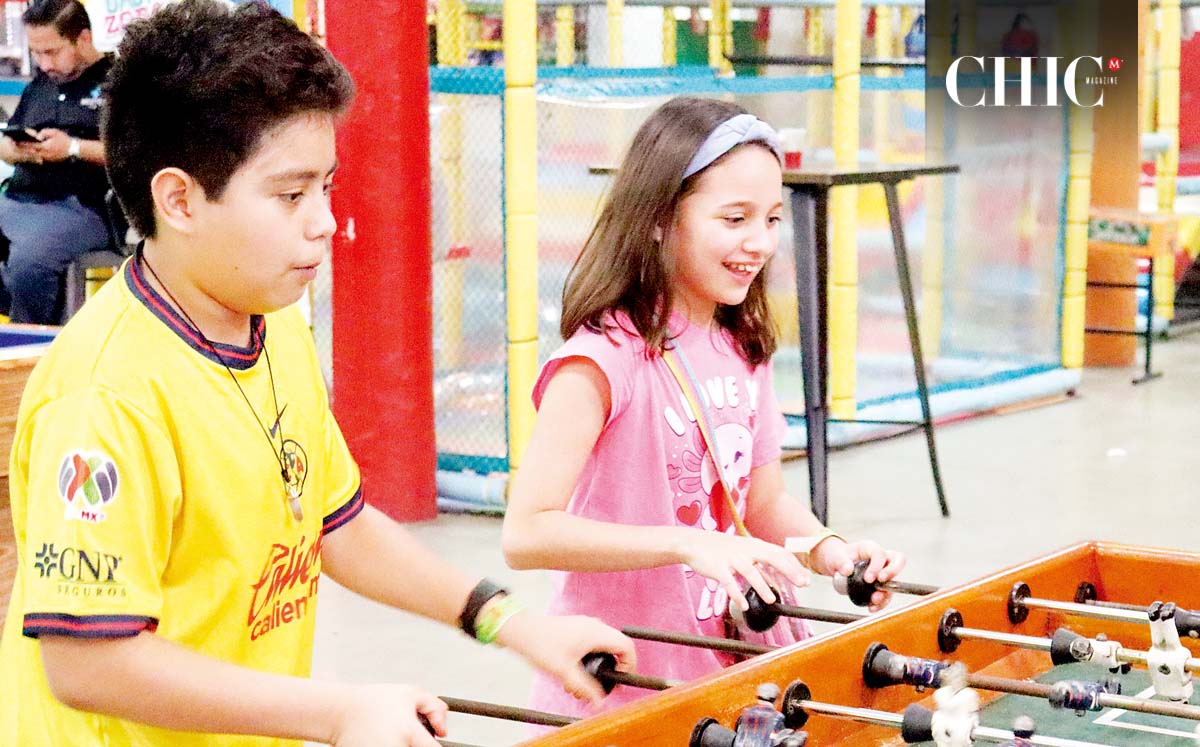 Los más pequeños se divirtieron con un área de juegos