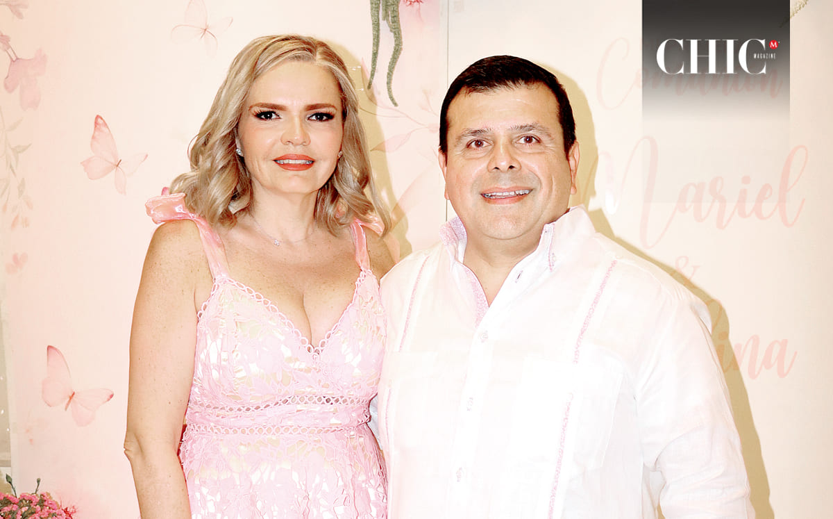 MARIEL ROSALES Y ESTEBAN DÍAZ fueron recibidos por la decoración de Magnif Details And Events