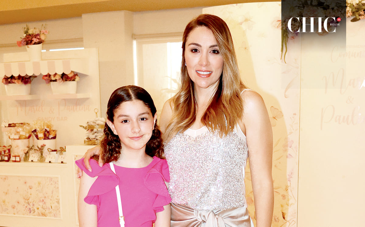 VALENTINA NADER Y TATIANA CONDE llegaron puntuales al festejo