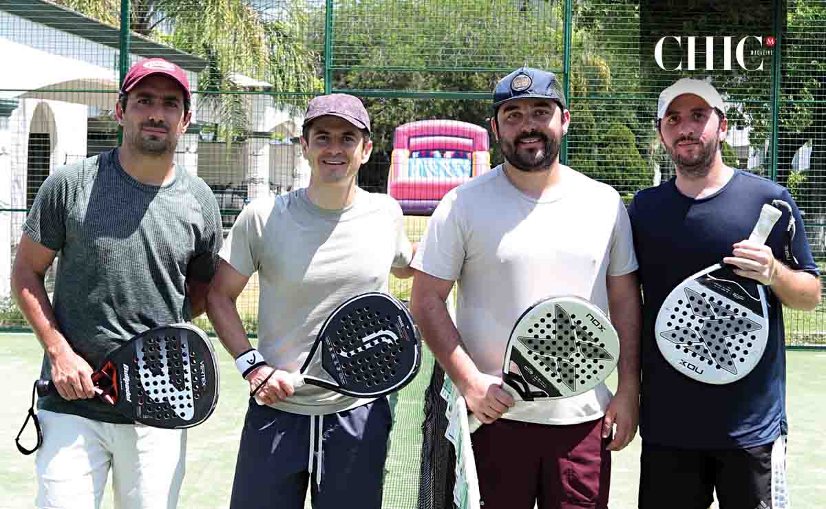 César Gutiérrez, Patricio González, Mauricio Celada y Andrés Domene / Fotos: Omar Valdez