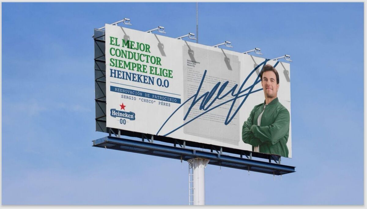 Checo Pérez se convierte en el embajador de Heineken 0.0 (Heineken)