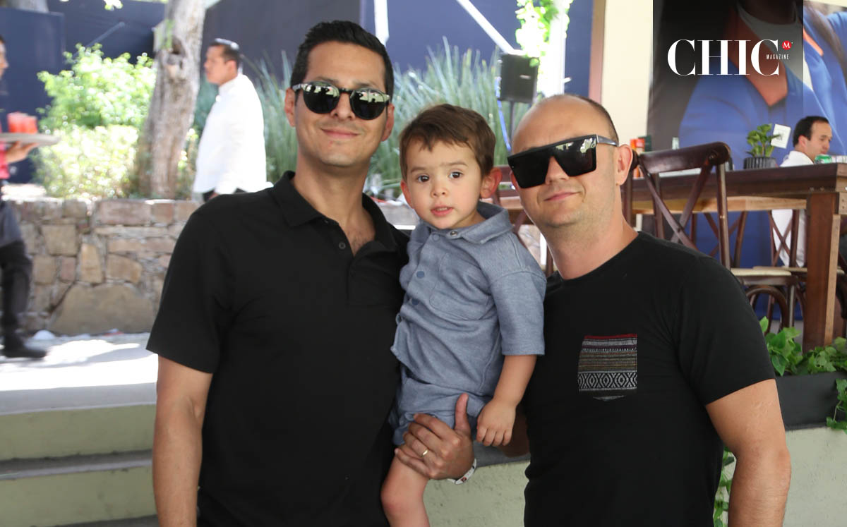 Daniel Cantisani, Federico Cantisani y Nico Gibler