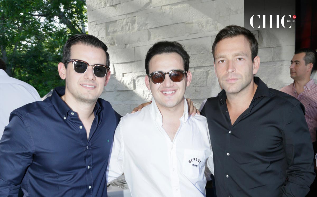 Ramón Flores, David Flores y Adrián Guerra