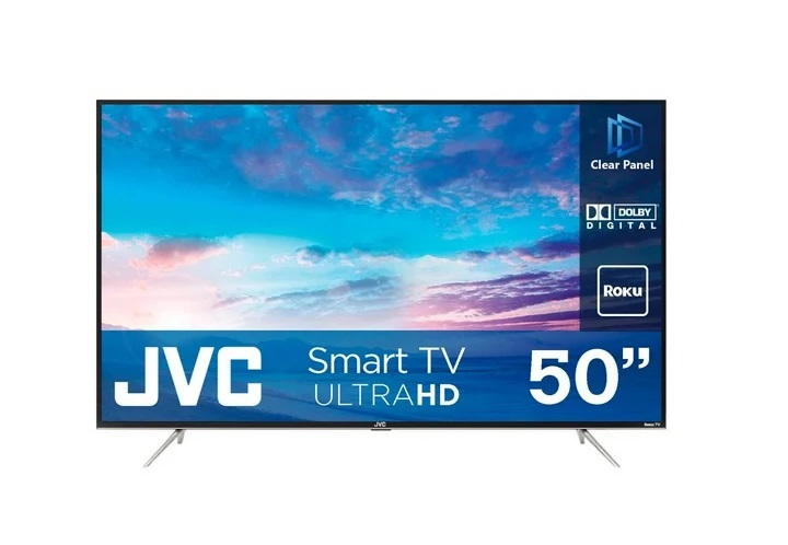 Así se ve la pantalla JVC de 50 pulgadas (Foto: Instagram)
