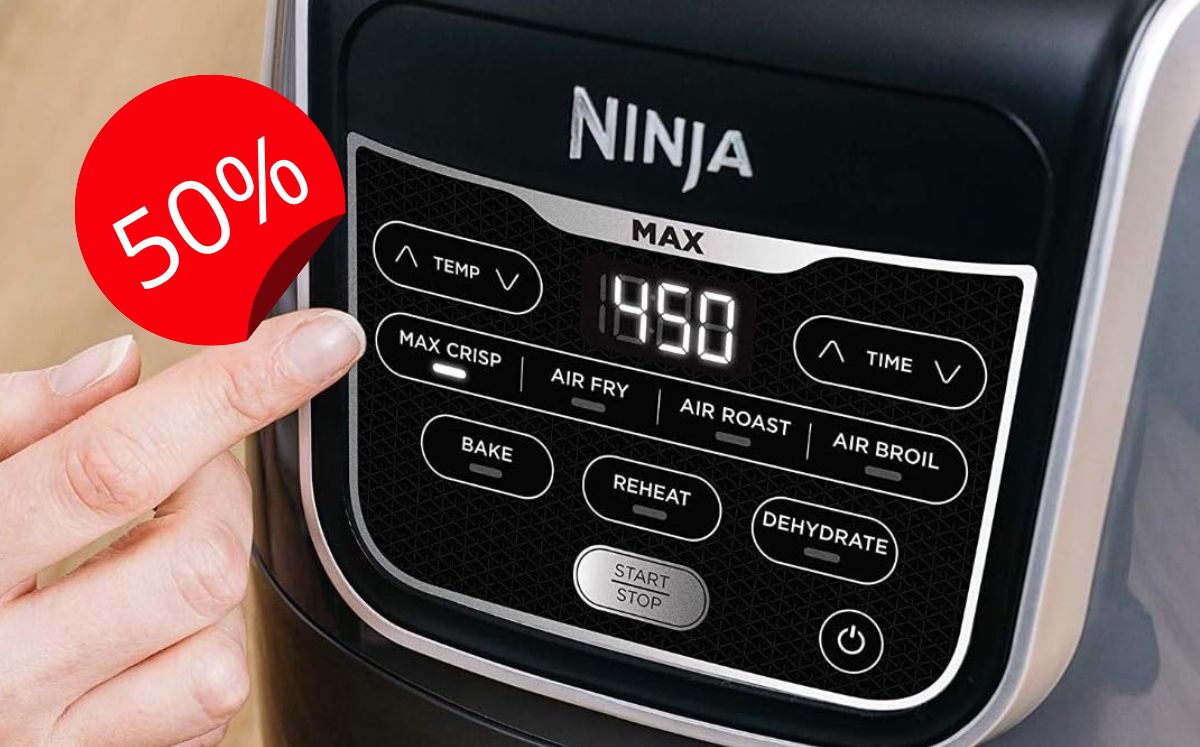 Freidora de aire Ninja en descuento (Amazon)