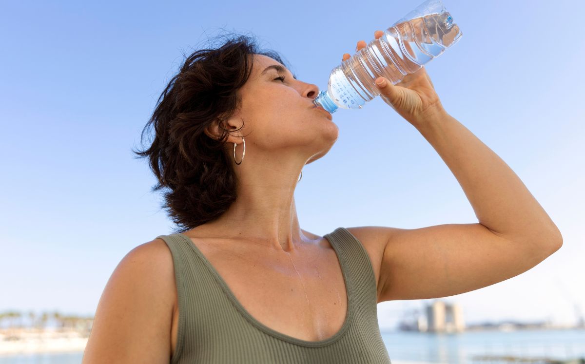 ¿Beber agua mineral frecuentemente puede dañar los riñones? (Freepik)+