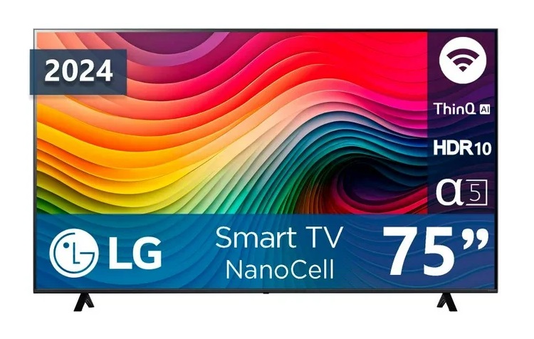 Oferta de pantalla de 75 pulgadas con 7 mil pesos de descuento (Foto: Sam's Club)