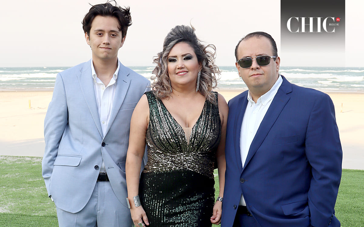 ENRIQUE CAPISTRAN, LORENA PERAZA Y ENRIQUE CAPISTRAN llegaron al Hotel Boutique Soleare para celebrar