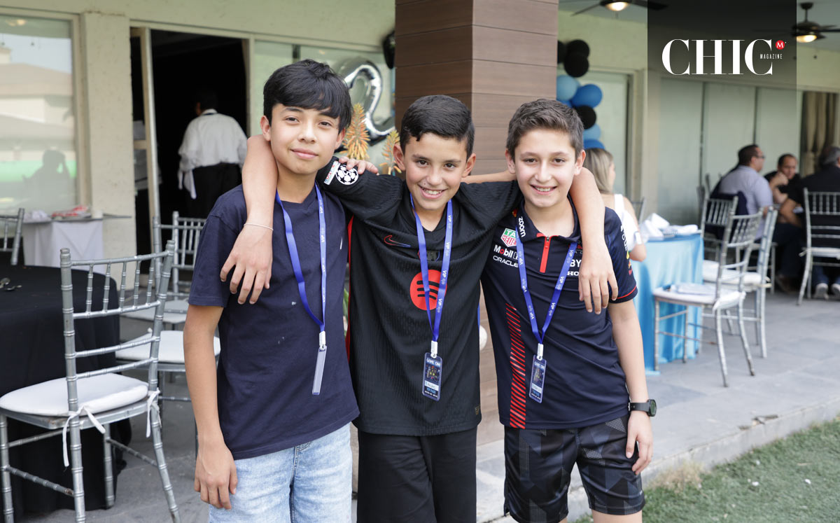 Paolo, Andrés y Mauricio