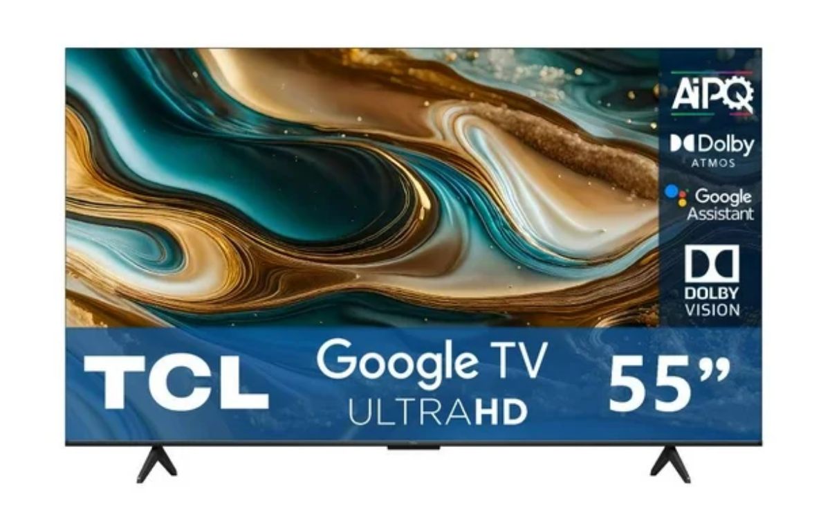 Así se ve la pantalla TCL de 55 pulgadas (Foto: Sam's Club)