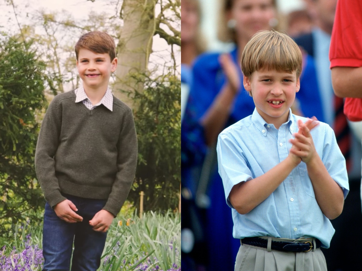 La comparación entre el Príncipe William y Louis (Foto: Getty/Instagram)